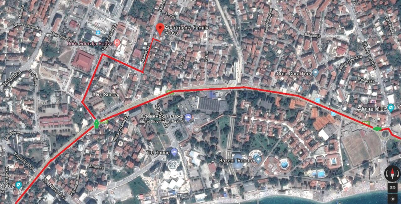 Apartments Familia Budva Kültér fotó